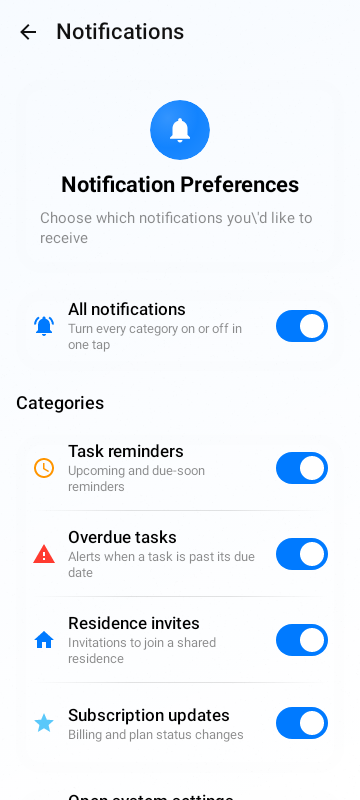 notification_preferences_light Android