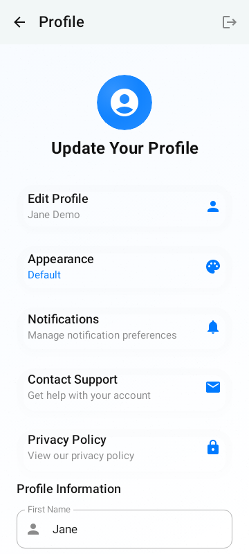 profile_populated_light Android