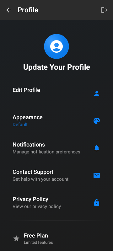 profile_empty_dark Android