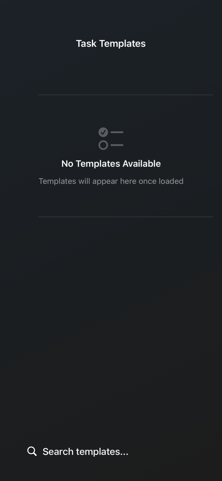 task_templates_browser_empty_dark iOS