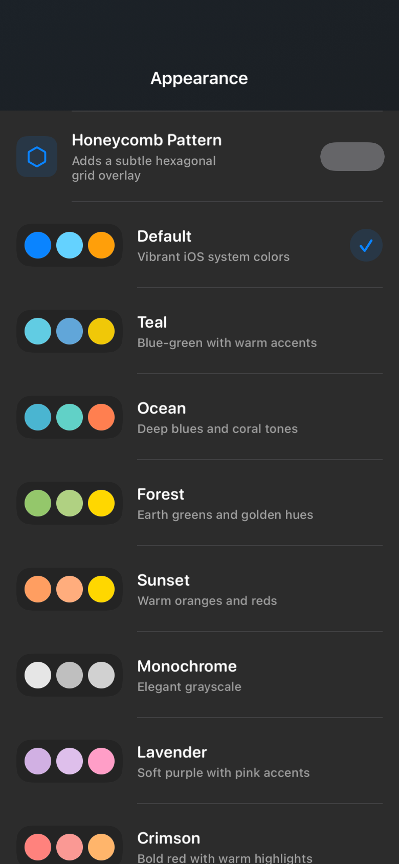 theme_selection_dark iOS