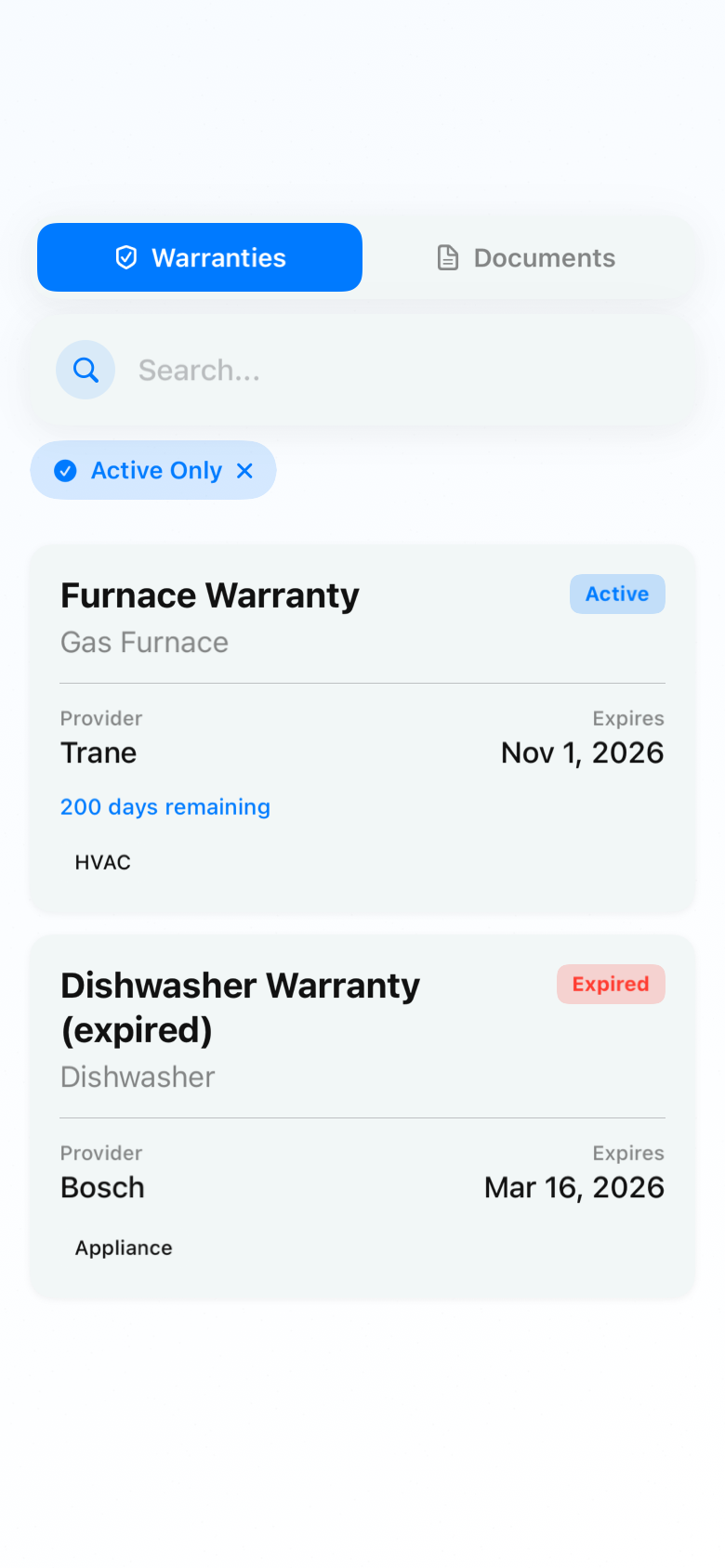documents_warranties_populated_light iOS