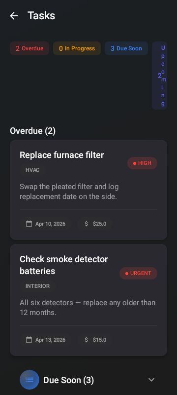 tasks_empty_dark Android