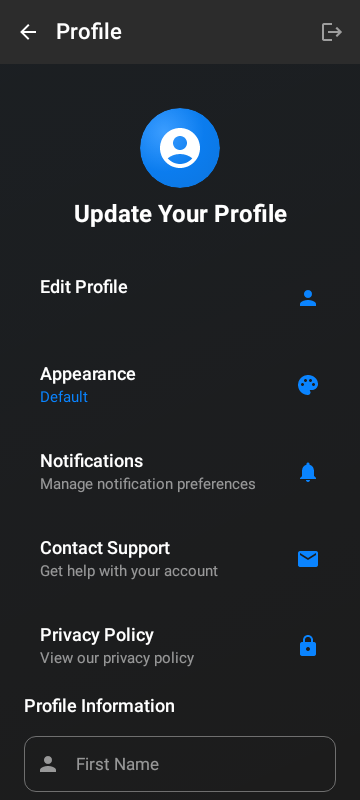 profile_populated_dark Android