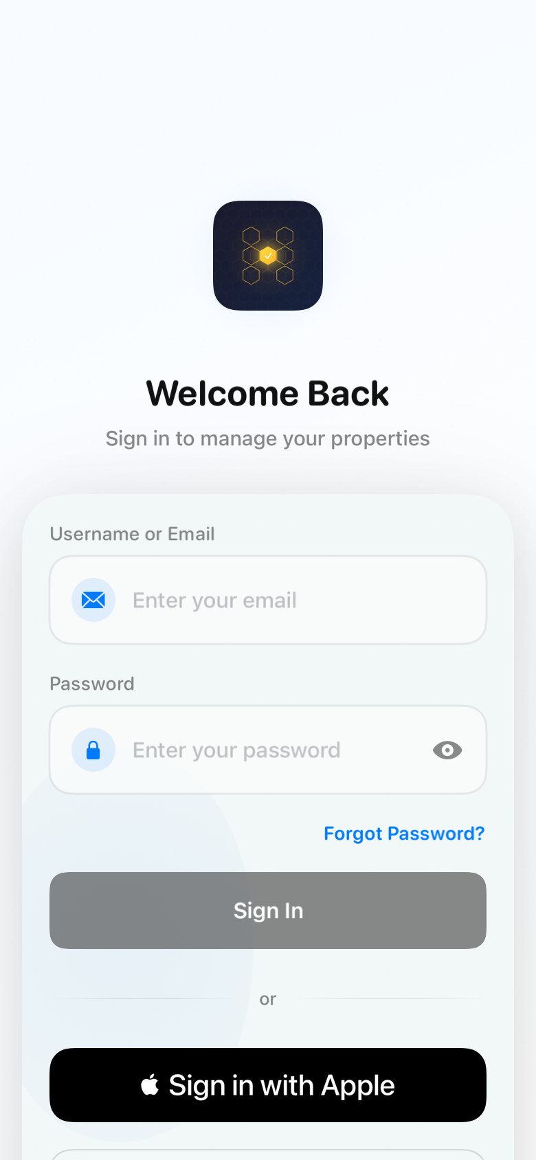 login_empty_light iOS